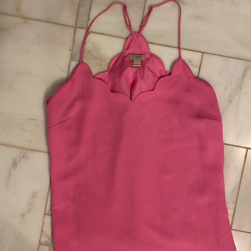 J. Crew scalloped top